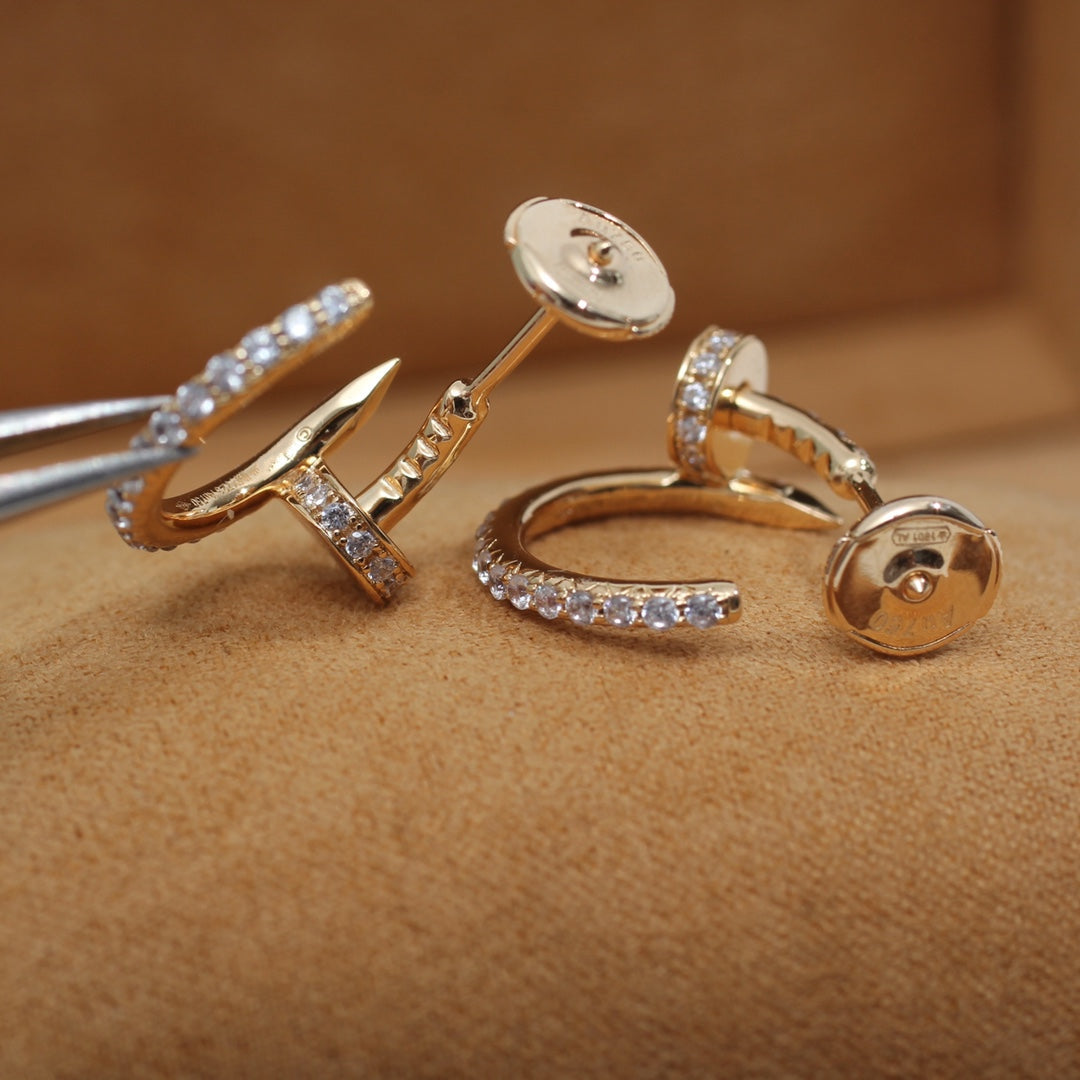 ¡®Dream¡¯JUSTE EARRINGS 12.75MM PINK GOLD DIAMOND