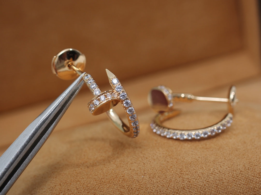 ¡®Dream¡¯JUSTE EARRINGS 12.75MM PINK GOLD DIAMOND