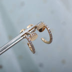 「ドリーム」ジュスト アン クル イヤリング 12.75mm ピンクゴールド ダイヤモンド