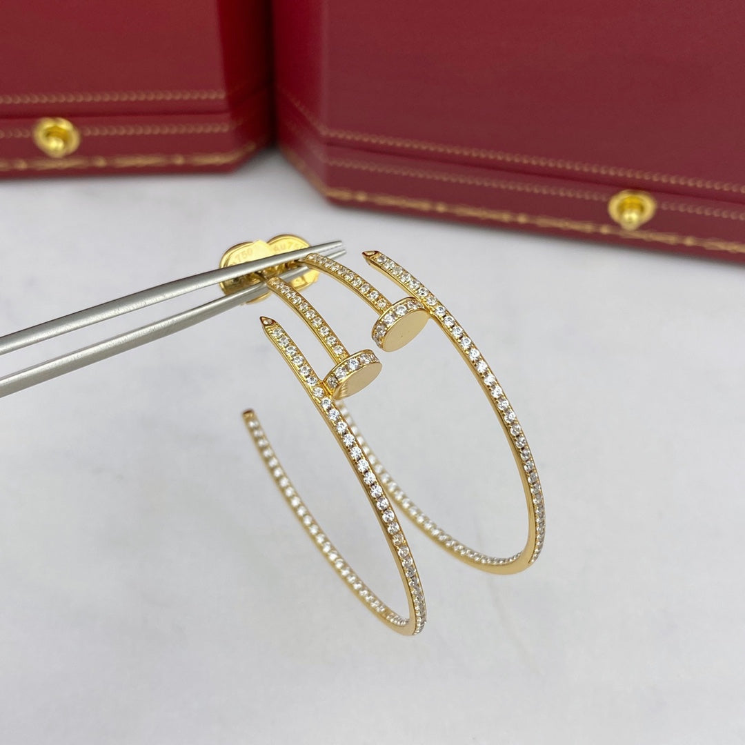 ¡®Dream¡¯JUSTE EARRINGS FULL DIAMONDS 1.8MM