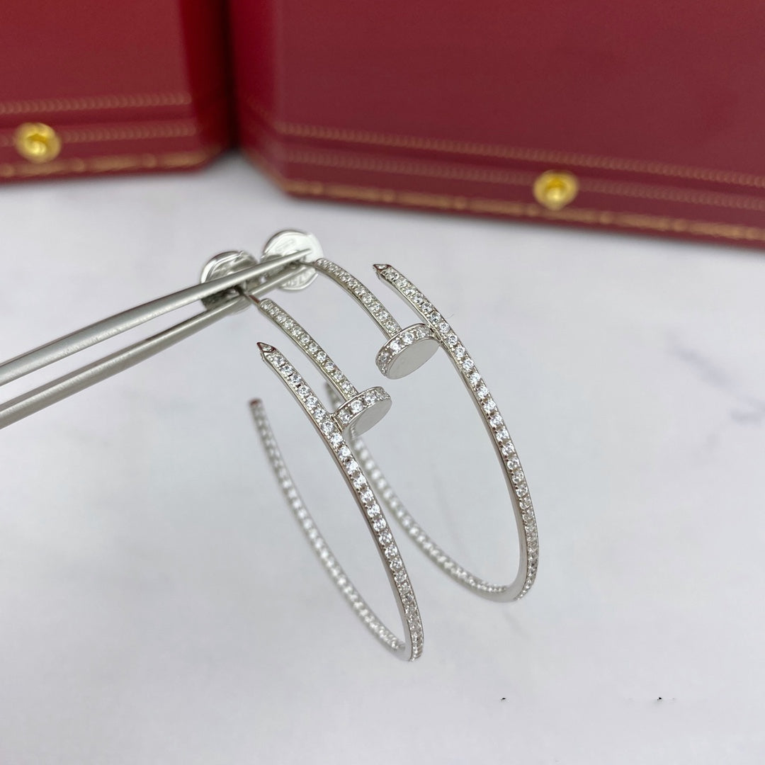 ¡®Dream¡¯JUSTE EARRINGS FULL DIAMONDS 1.8MM