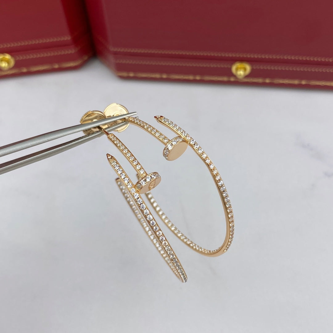 ¡®Dream¡¯JUSTE EARRINGS FULL DIAMONDS 1.8MM