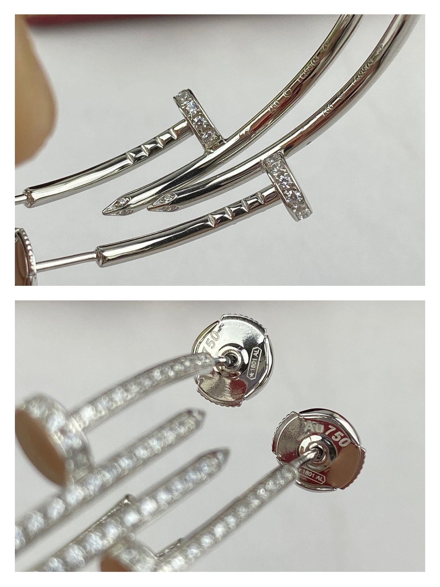 ¡®Dream¡¯JUSTE EARRINGS FULL DIAMONDS 1.8MM