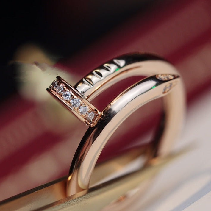 ¡®Dream¡¯JUSTE RING 2.65MM PINK GOLD DIAMOND