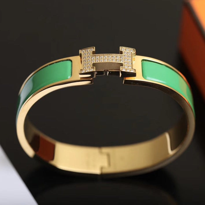 ¡®Dream¡¯H BRACELET GOLD DIAMOND