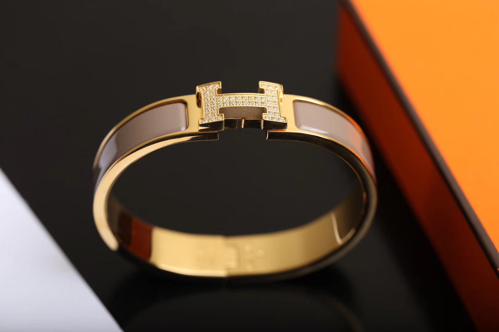 ¡®Dream¡¯H BRACELET GOLD DIAMOND
