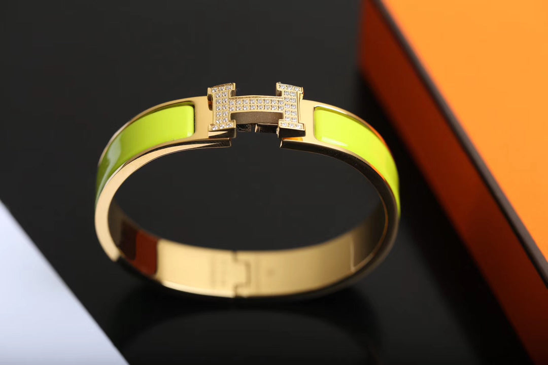 ¡®Dream¡¯H BRACELET GOLD DIAMOND