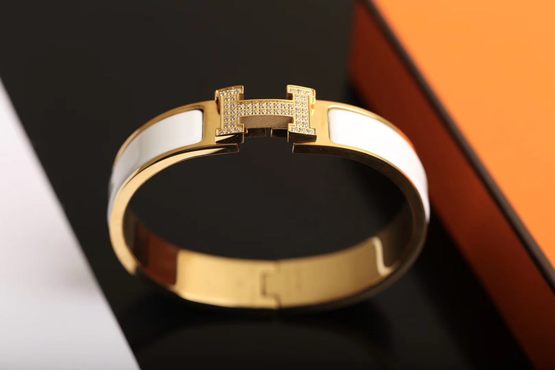 ¡®Dream¡¯H BRACELET GOLD DIAMOND