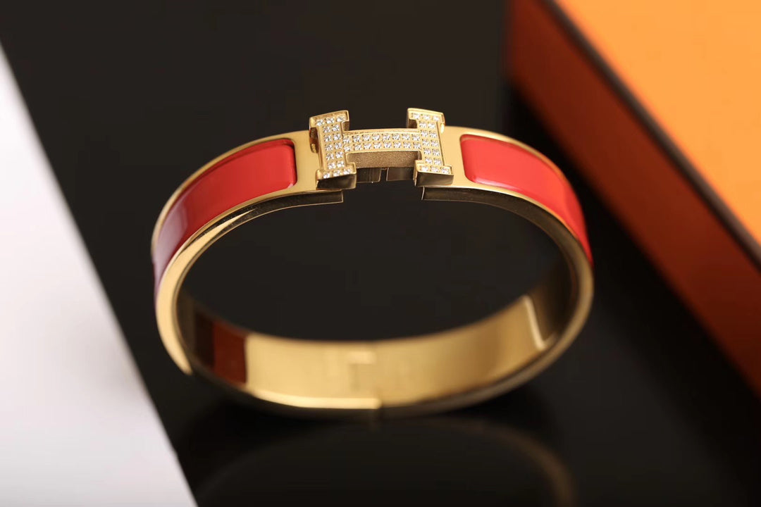¡®Dream¡¯H BRACELET GOLD DIAMOND