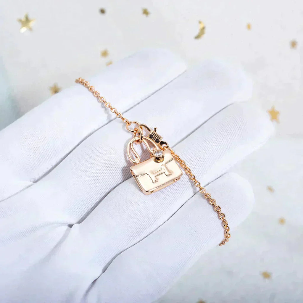 ¡®Dream¡¯AMULETTE PEDANT ROSE GOLD NECKLACE