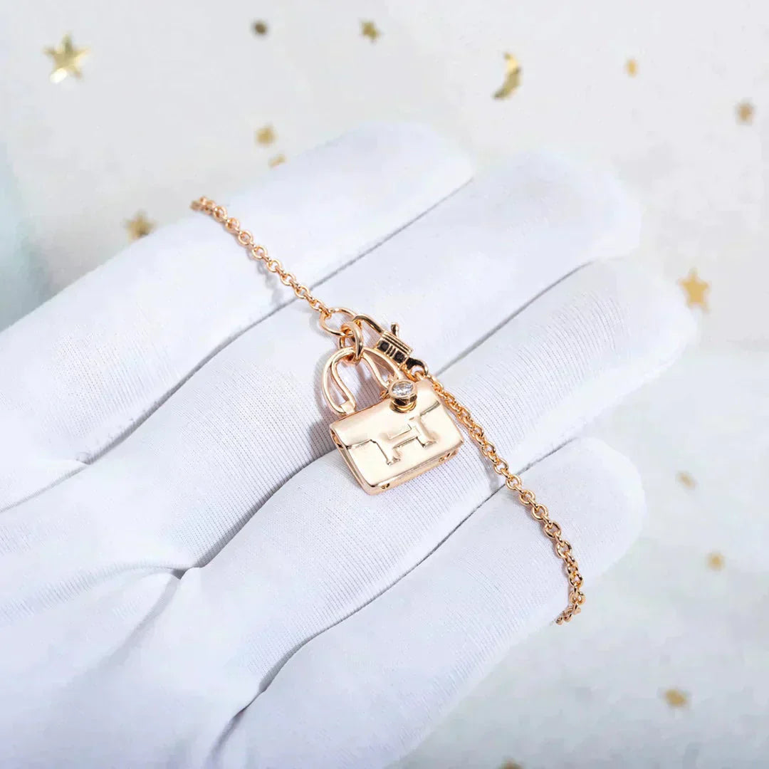 ¡®Dream¡¯AMULETTE PEDANT ROSE GOLD NECKLACE