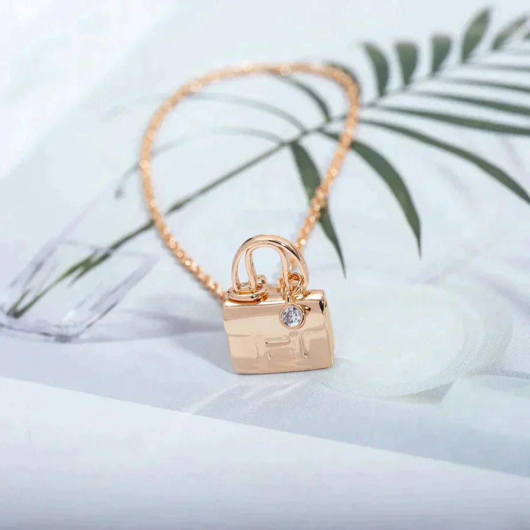 ¡®Dream¡¯AMULETTE PEDANT ROSE GOLD NECKLACE