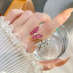 ¡®Dream¡¯TWIN BUTTERFLY DIAMOND RING