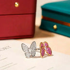¡®Dream¡¯TWIN BUTTERFLY DIAMOND RING