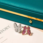 ¡®Dream¡¯TWIN BUTTERFLY DIAMOND RING