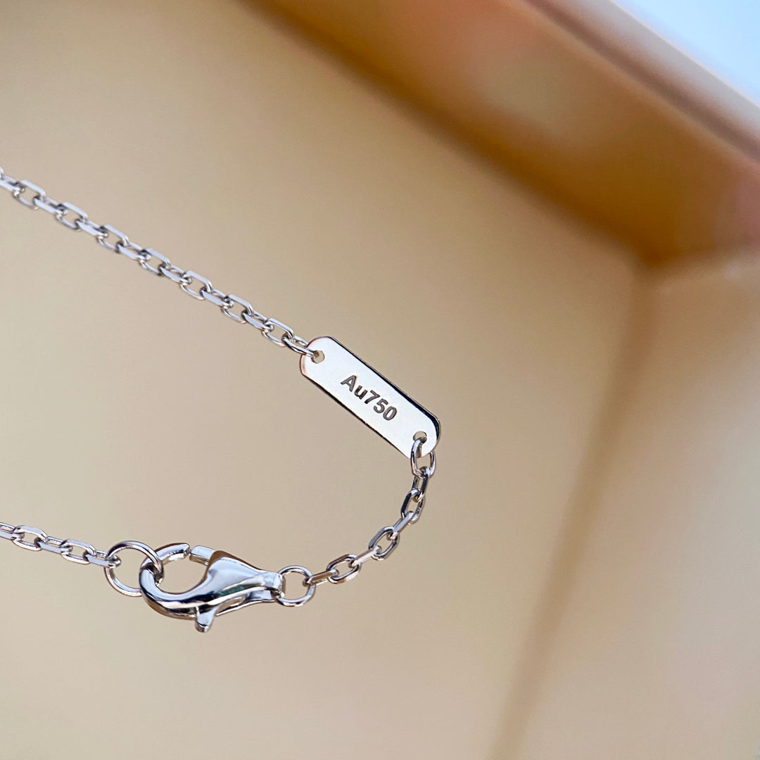 ¡®Dream¡¯CLOVER DIAMOND NECKLACE SILVER