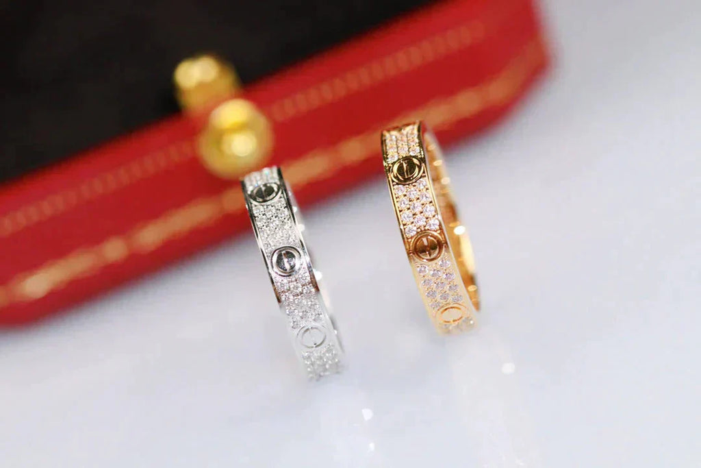 ¡®Dream¡¯LOVE RING 3.6MM DIAMOND PAVED