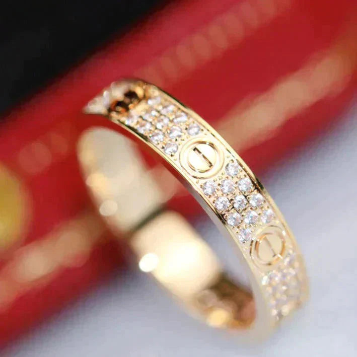 ¡®Dream¡¯LOVE RING 3.6MM DIAMOND PAVED