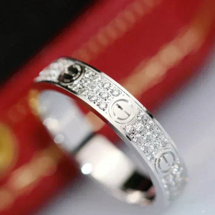 ¡®Dream¡¯LOVE RING 3.6MM DIAMOND PAVED