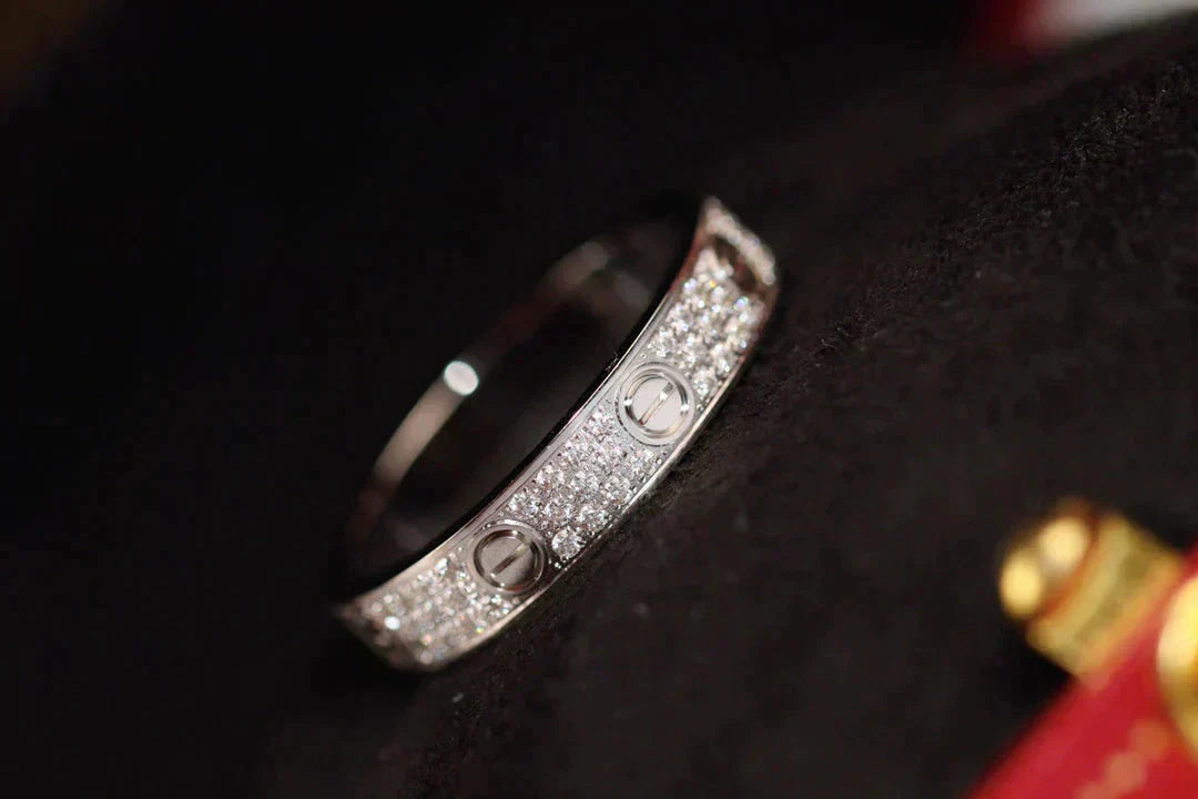 ¡®Dream¡¯LOVE RING 3.6MM DIAMOND PAVED