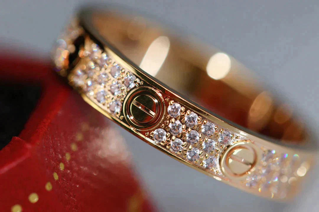 ¡®Dream¡¯LOVE RING 3.6MM DIAMOND PAVED