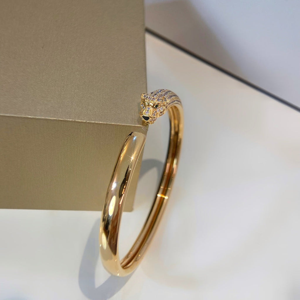 „Dream“ PANTHÈRE GOLD DIAMOND OFFENER ARMBREIF