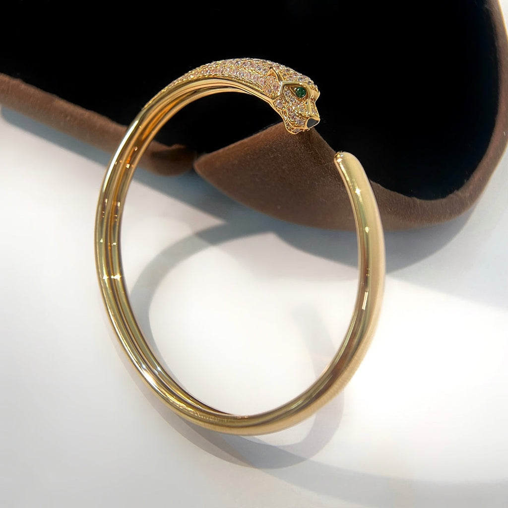 „Dream“ PANTHÈRE GOLD DIAMOND OFFENER ARMBREIF