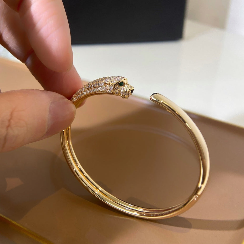 „Dream“ PANTHÈRE GOLD DIAMOND OFFENER ARMBREIF