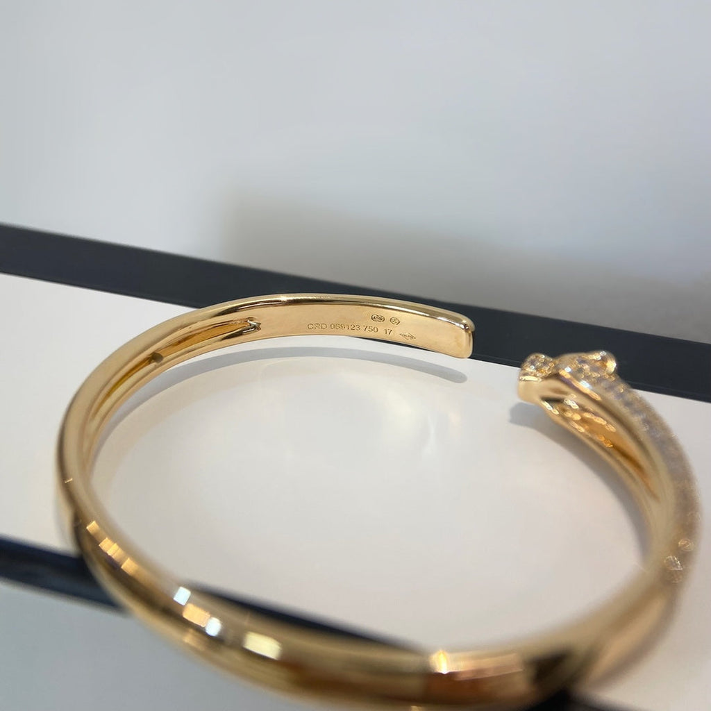 „Dream“ PANTHÈRE GOLD DIAMOND OFFENER ARMBREIF