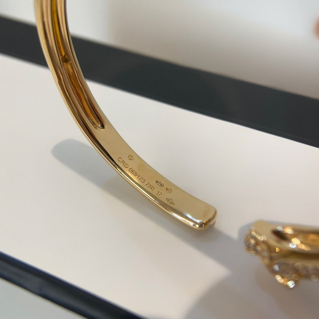 „Dream“ PANTHÈRE GOLD DIAMOND OFFENER ARMBREIF