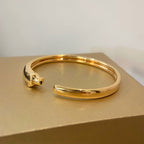 ¡®Dream¡¯PANTHERE GOLD OPEN BRACELET