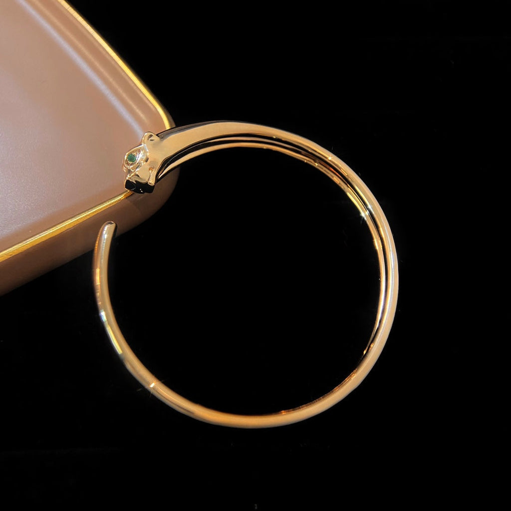 ¡®Dream¡¯PANTHERE GOLD OPEN BRACELET