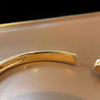 ¡®Dream¡¯PANTHERE GOLD OPEN BRACELET