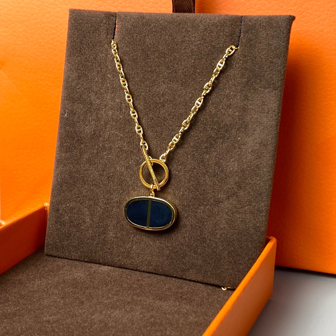 ¡®Dream¡¯CHAINE VERSO BLACK CERAMIC NECKLACE