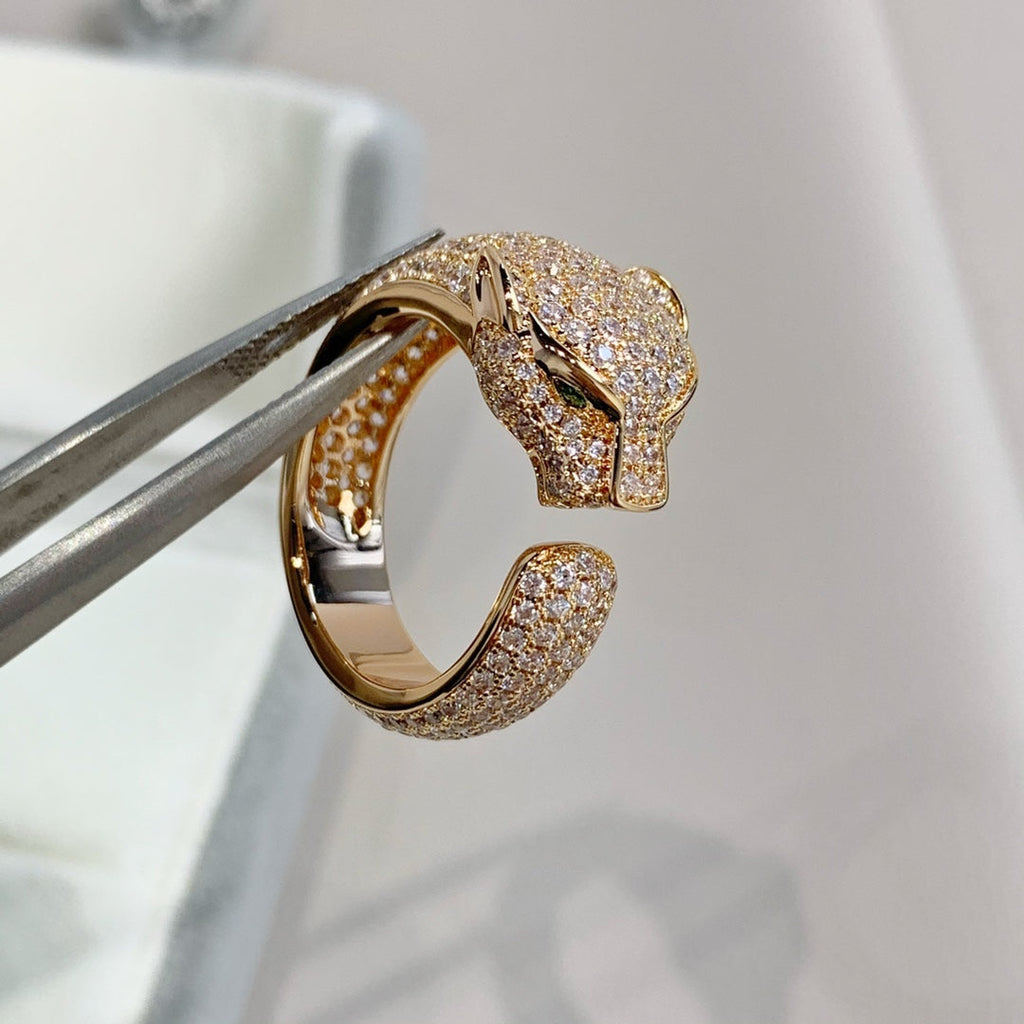 ¡®Dream¡¯PANTHERE PINK GOLD DIAMOND RING