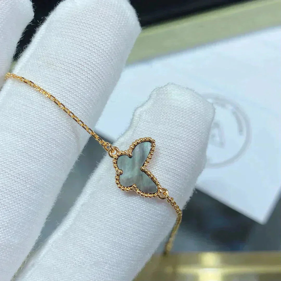 ¡®Dream¡¯BUTTERFLY DARK MOP BUTTERFLY BRACELET