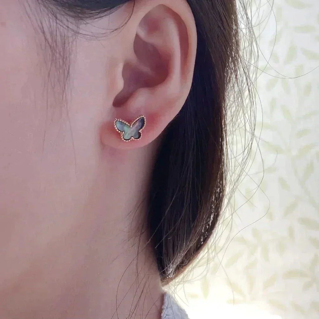 ¡®Dream¡¯BUTTERFLY DARK MOP  EARRINGS