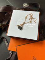 ¡®Dream¡¯CONSTANCE SCHWARZ ANHÄNGER ROSÉGOLD KETTE