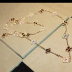 ¡®Dream¡¯CLOVER 20 MOTIFS LASER DIAMOND NECKLACE