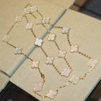 ¡®Dream¡¯CLOVER 20 MOTIFS WHITE MOP NECKLACE
