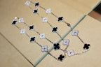 ¡®Dream¡¯CLOVER 20 MOTIFS ONYX DIAMOND SILVER