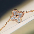 ¡®Dream¡¯CLOVER 20 MOTIFS DARK MOP DIAMOND  NECKLACE