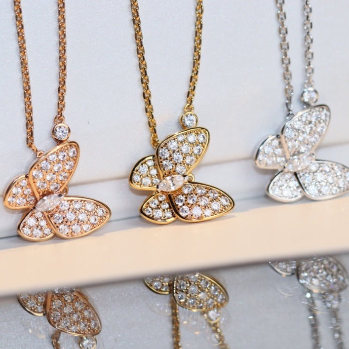 ¡®Dream¡¯BUTTERFLY DIAMOND NECKLACE