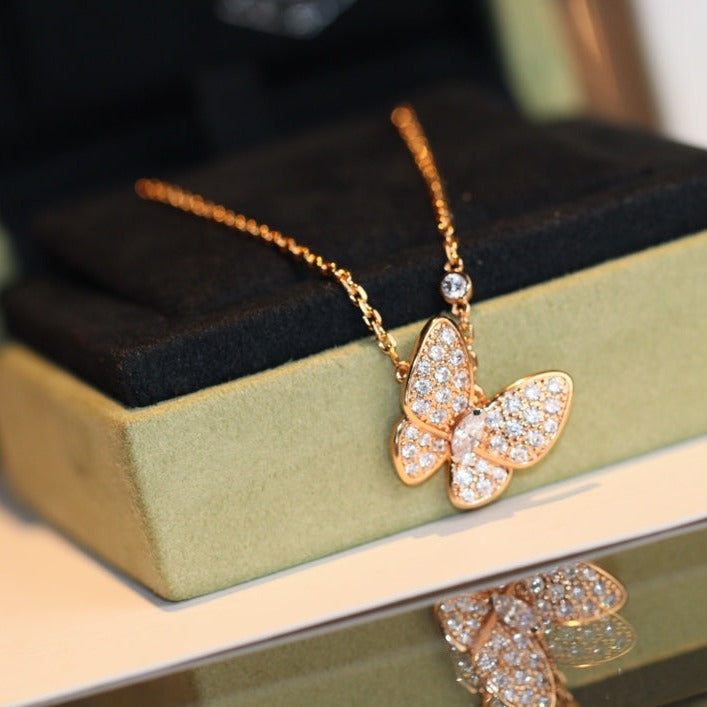 ¡®Dream¡¯BUTTERFLY DIAMOND NECKLACE