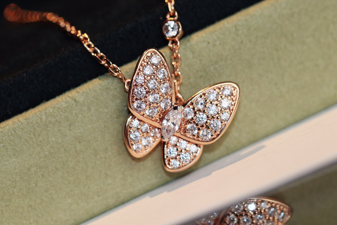 ¡®Dream¡¯BUTTERFLY DIAMOND NECKLACE