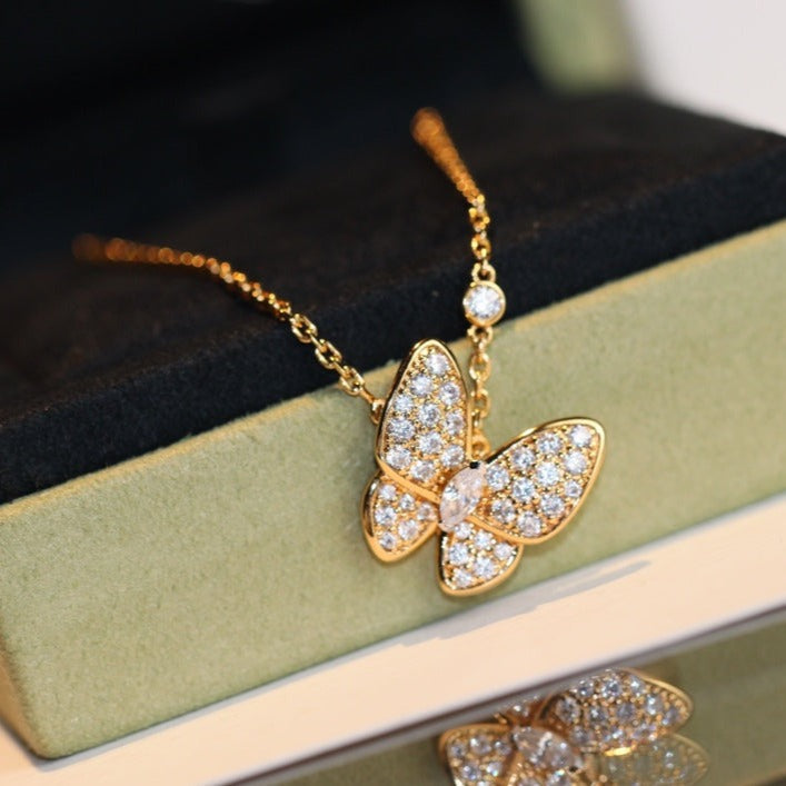 ¡®Dream¡¯BUTTERFLY DIAMOND NECKLACE