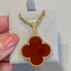 ¡®Dream¡¯CLOVER 25MM HALSKETTE GOLD KARNEOL