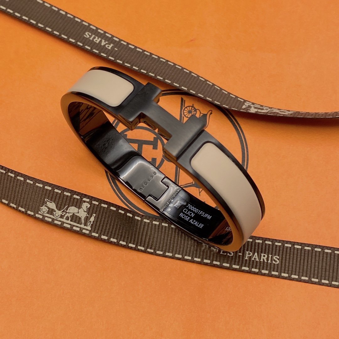 ¡®Dream¡¯H BRACELET 12MM BLACK BEIGE CERAMIC