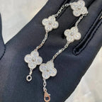 [Dream] New  CLOVER 5 MOTIF FULL DIAMOND BRACELET COLLECTION