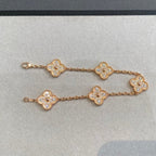 [Dream] New  CLOVER 5 MOTIF FULL DIAMOND BRACELET COLLECTION
